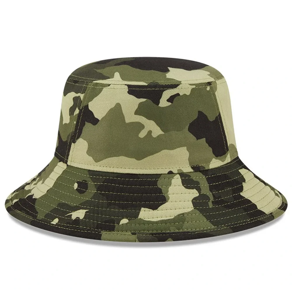 New Era Athletics Armed Forces Day Camo Bucket Hat One Size Fits Most